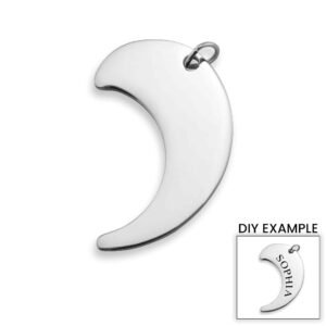 crescent moon charm